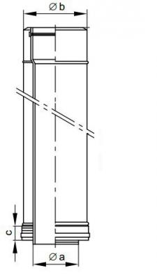 Viessmann AW-cső 0,5 m
