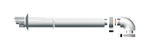 Ariston Vízszintes alapszett, L= 1000 mm