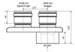 Tricox PPs/Alu osztó adapter