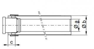 Viessmann AZ-cső 0,5 m
